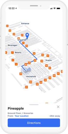 in-store navigation - phone